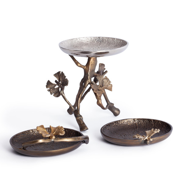 Блюдо Secret De Maison MAPLE3 ( mod. 9554 ) алюминиевый сплав, 20x19,5x19,5 см, латунь, золото/brass, gold фото № 4