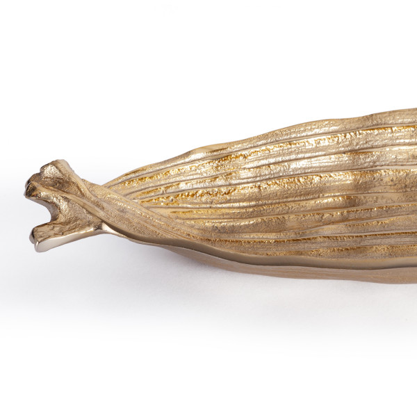 Блюдо Secret De Maison LEAF3 ( mod. 9733 ) алюминиевый сплав, 15,5x43x5 см, золото/gold фото № 5