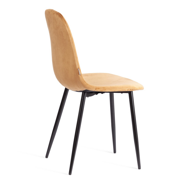 Стул BREEZE (mod. JSC-58) Велюр/металл , 44 х 53 х 86 см, brown (коричневый) HLR12 / черный фото № 3
