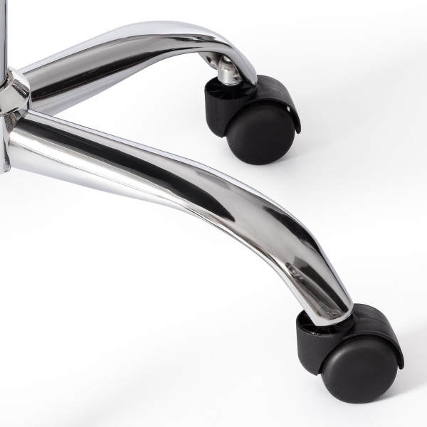 Офисное кресло TULIP (mod.106-1) металл/пластик/PU, 58 x 47 x 97см, White (белый) / Chrome (хром) фото № 9