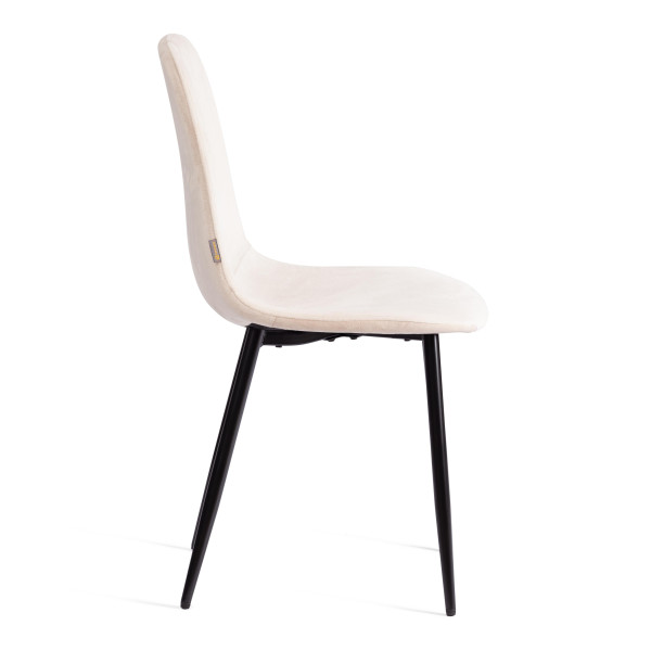 Стул BREEZE (mod. JSC-58) Велюр/металл , 44 х 53 х 86 см, beige (бежевый) HLR2 / черный фото № 2