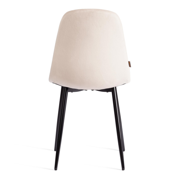 Стул BREEZE (mod. JSC-58) Велюр/металл , 44 х 53 х 86 см, beige (бежевый) HLR2 / черный фото № 4