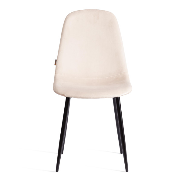 Стул BREEZE (mod. JSC-58) Велюр/металл , 44 х 53 х 86 см, beige (бежевый) HLR2 / черный фото № 5