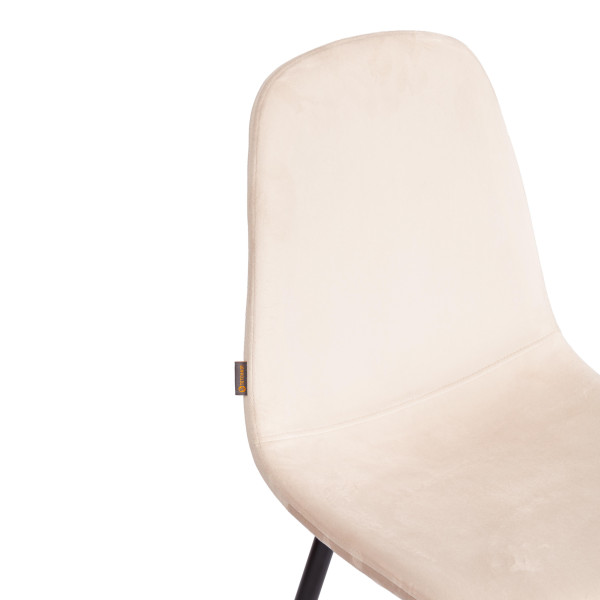 Стул BREEZE (mod. JSC-58) Велюр/металл , 44 х 53 х 86 см, beige (бежевый) HLR2 / черный фото № 8