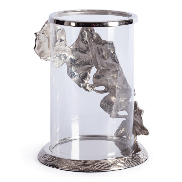 Подсвечник Secret De Maison LEAF3 ( mod. 9408 ) алюминиевый сплав, 24x24x34 см, никель/nickel фото № 2