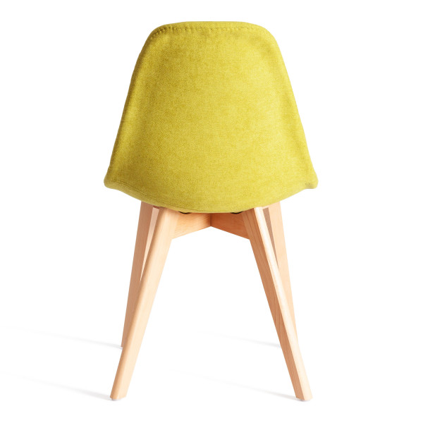 Стул CINDY SOFT (mod. C1021F1-1) вельвет/дерево бук, 55 х 48 х 83 см, Light green (светло-зеленый) LY1701-8 / натуральны фото № 4