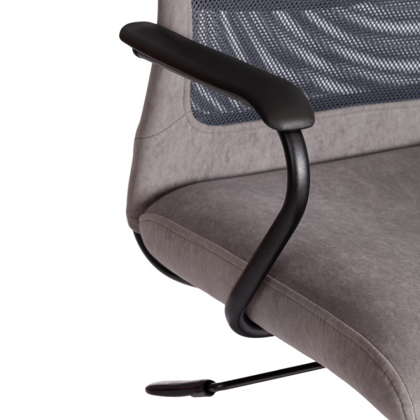 Кресло PROFIT (мп) флок/ткань, серый, 29/W-12 фото № 7