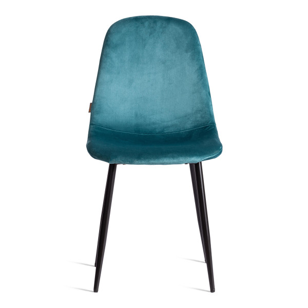 Стул BREEZE (mod. JSC-58) Велюр/металл , 44 х 53 х 86 см, light blue (светло-синий) HLR60 / черный фото № 5