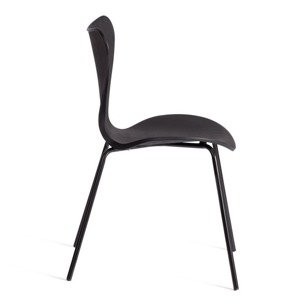 Стул Jacobsen (mod DC 102-1) пластик/металл, 45 х 54.5 х 80 см, Black (Черный) / Black (Черный) фото № 2