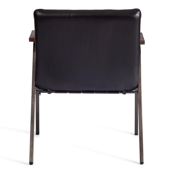 Кресло Secret De Maison STITCH (mod. 2866) металл, кожа буйвола, 63 x 71 x 78 см (67 x 80 x 70 см), черный фото № 5