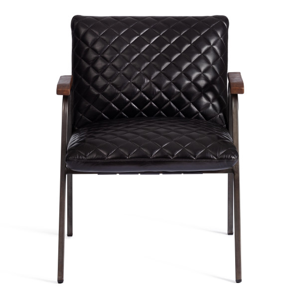 Кресло Secret De Maison STITCH (mod. 2866) металл, кожа буйвола, 63 x 71 x 78 см (67 x 80 x 70 см), черный фото № 6