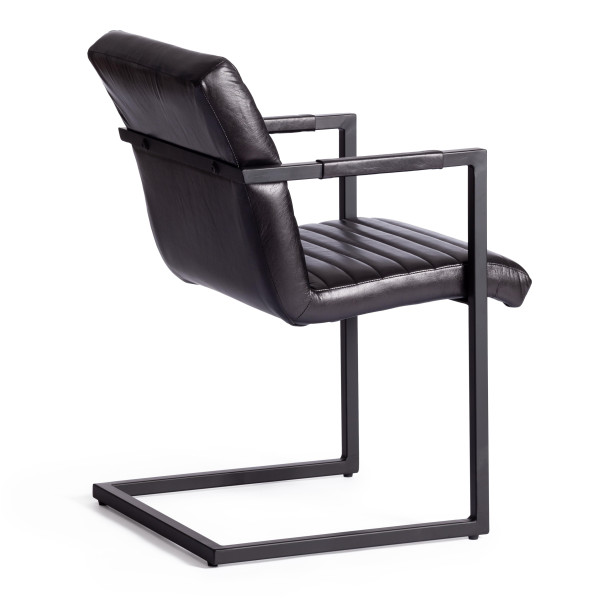Кресло Secret De Maison PILOT (mod. 2209b) металл, кожа буйвола, 54 x 60 x 91 см (73 x 57 x 72 см), черный фото № 3