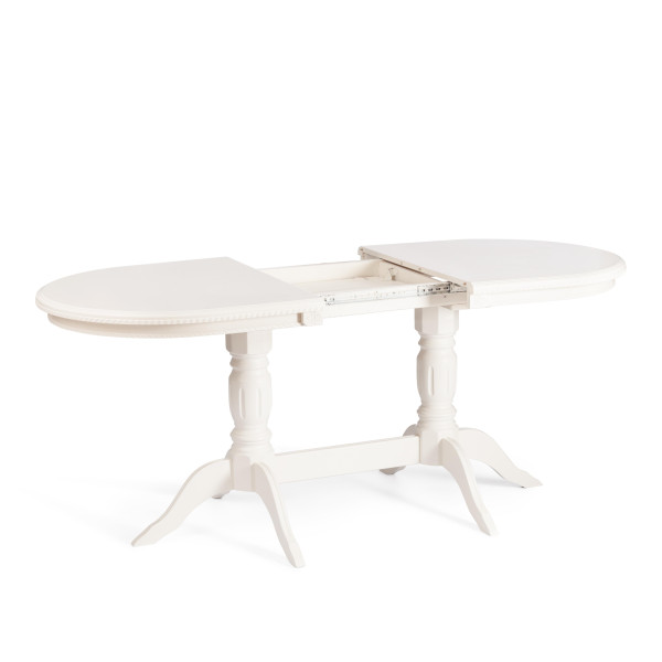 Стол COPPOLA бук, мдф, 140+40x80x77см, Ivory white фото № 6