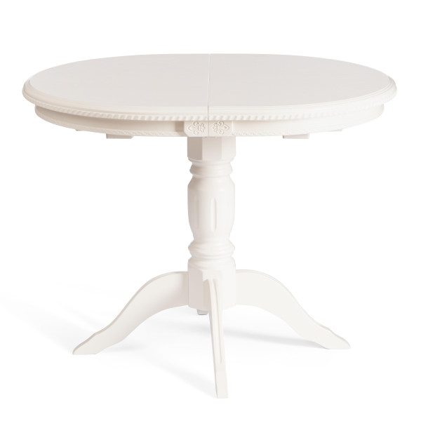 Стол STEFANO бук, мдф, 100+30x80x77см, Ivory white фото № 3