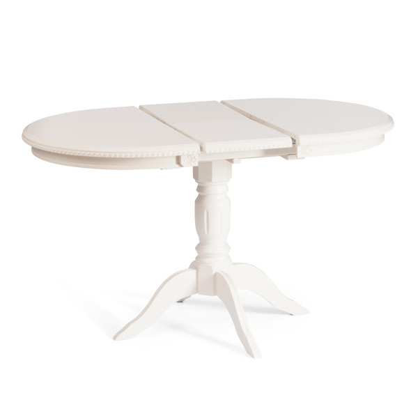 Стол STEFANO бук, мдф, 100+30x80x77см, Ivory white фото № 5