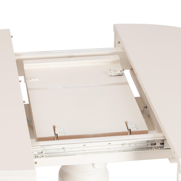 Стол STEFANO бук, мдф, 100+30x80x77см, Ivory white фото № 12