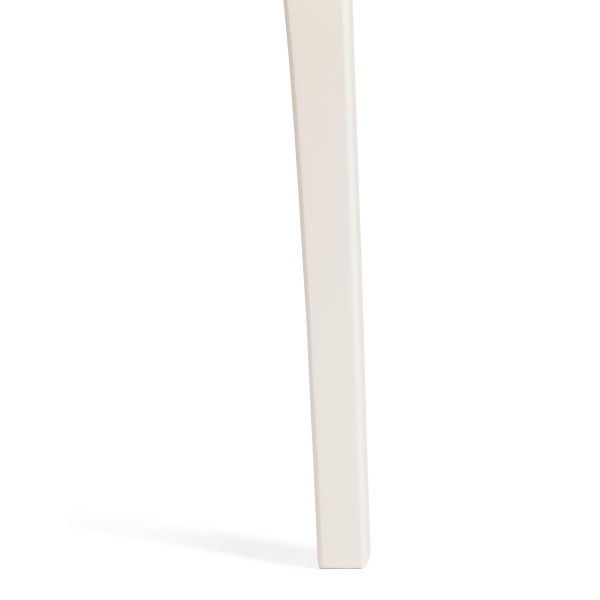 Стол DIAMANTE круглый бук, мдф, шпон дуба, 100 х 100+30 х 75 см, Ivory white фото № 13