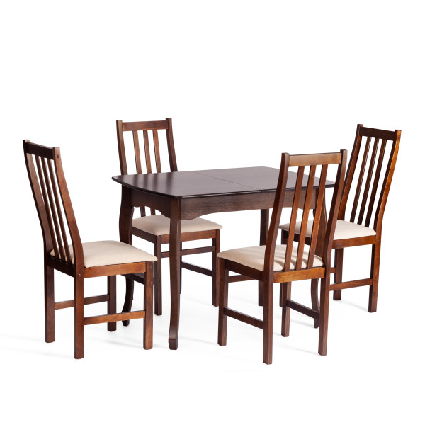 Стул SWEDEN NEW, Многослойный березовый шпон, 41х40х99 см, cappuchino/велюр бежевый фото № 9