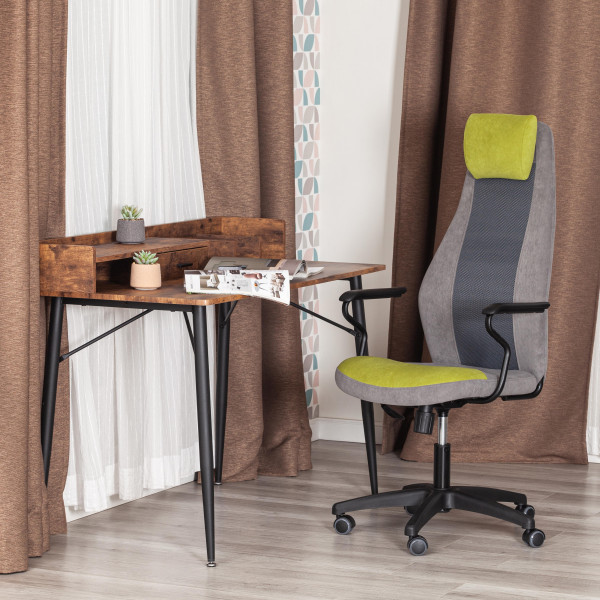 Кресло AVIATOR флок, ткань , олива/серый/серый, 23/29/W-12 фото № 15