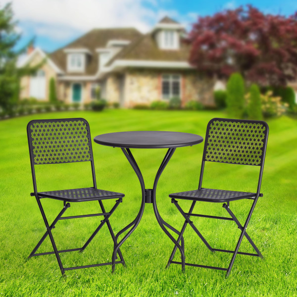 Стул Secret De Maison Villa стальной сплав, 44х42х83см, черный фото № 12