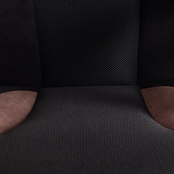 Кресло PILOT (24) флок/ткань, черный/черный/коричневый, 35/TW-11/6 фото № 9