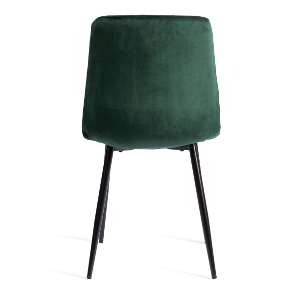 Стул CHILLY (mod. JSC-220) вельвет/металл, 44,5х52,5х88 см, dark green (темно-зеленый) HLR57 / черный фото № 4