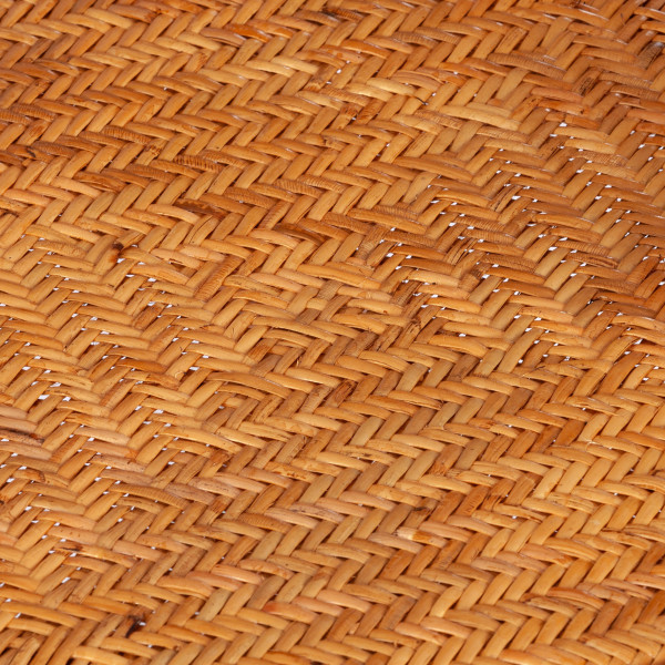 ТЕРРАСНЫЙ КОМПЛЕКТ "PELANGI" (стол со стеклом + 2 кресла) / с подушками / ротанг, кресло 65х65х77см, стол диаметр 64х61см, Honey (мед) фото № 9