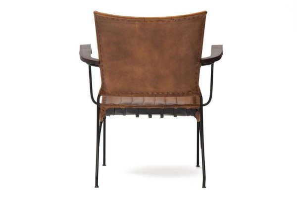 Кресло Secret De Maison «Паганель» (Paganel) 2106 из натуральной кожи (Античный светлый) фото № 4