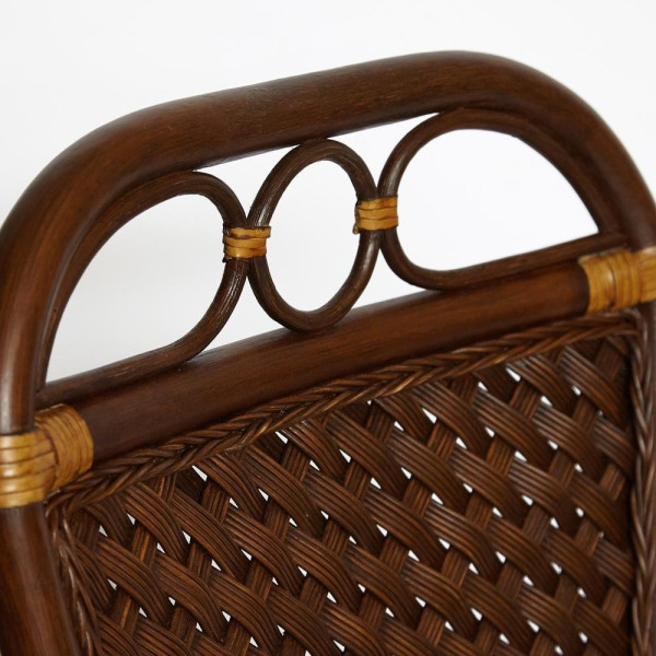 Комплект террасный «Andrea» (2 кресла с подушкой + 1 столик) (Pecan washed) фото № 11