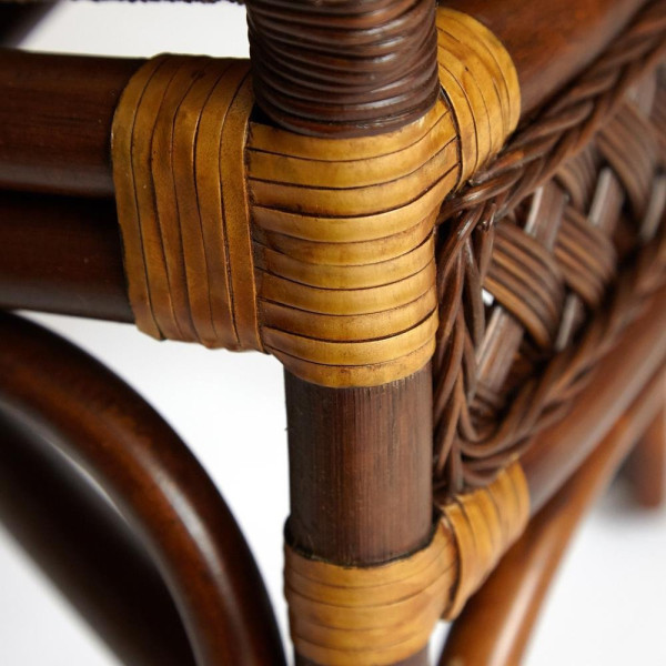 Комплект террасный «Andrea» (2 кресла с подушкой + 1 столик) (Pecan washed) фото № 6