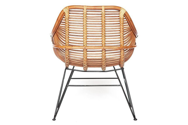 Кресло Secret De Maison «Pitaya» (mod. 01 5089 SP KD/1-1) натуральный ротанг (Светлый мёд) фото № 4