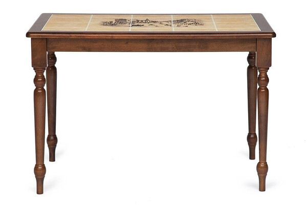 Кухонный стол с плиткой СТ 3045Р тёмный дуб (Город 2) фото № 3