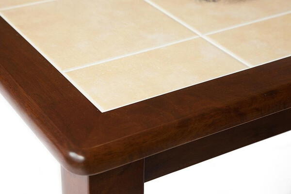 Кухонный стол с плиткой СТ 3045Р тёмный дуб (Город 2) фото № 4