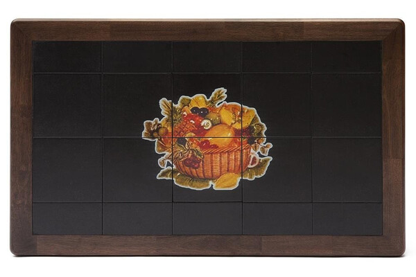 Стол обеденный с плиткой СТ 3045P венге (Корзина с фруктами) фото № 2