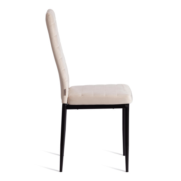 Стул Easy (mod. JSC02-1) металл, вельвет, 41 х 52 х 96 см, beige (бежевый) HLR2 / черный фото № 2