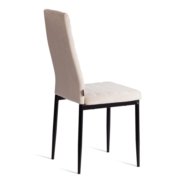 Стул Easy (mod. JSC02-1) металл, вельвет, 41 х 52 х 96 см, beige (бежевый) HLR2 / черный фото № 3