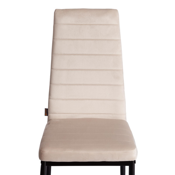 Стул Easy (mod. JSC02-1) металл, вельвет, 41 х 52 х 96 см, beige (бежевый) HLR2 / черный фото № 6
