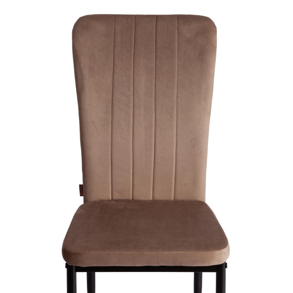 Стул VERTER (mod. BC577-DC) металл, вельвет, 41 х 52 х 95 см, Beige (бежевый) HLR8 / черный фото № 6