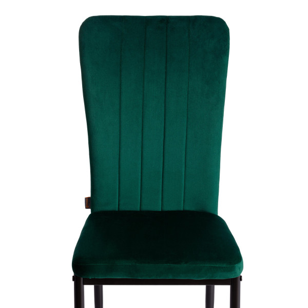 Стул VERTER (mod. BC577-DC) металл, вельвет, 41 х 52 х 95 см, Green (зеленый) HLR56 / черный фото № 6