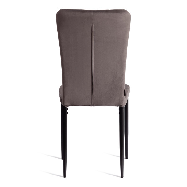 Стул VERTER (mod. BC577-DC) металл, вельвет, 41 х 52 х 95 см, Dark grey (темно-серый) HLR24 / черный фото № 4