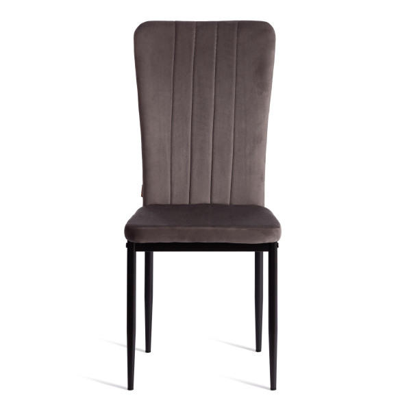 Стул VERTER (mod. BC577-DC) металл, вельвет, 41 х 52 х 95 см, Dark grey (темно-серый) HLR24 / черный фото № 5