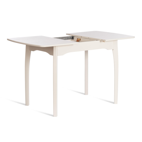 Стол CATERINA бук, мдф, 100+30x70x75, Ivory white фото № 6