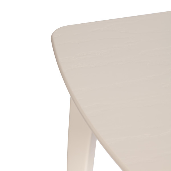 Стол CATERINA бук, мдф, 100+30x70x75, Ivory white фото № 11