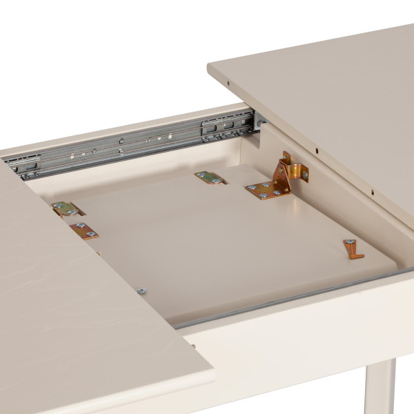 Стол CATERINA бук, мдф, 100+30x70x75, Ivory white фото № 12