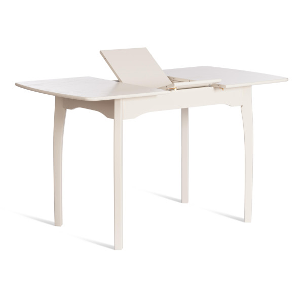 Стол CATERINA бук, мдф, 100+30x70x75, Ivory white фото № 7