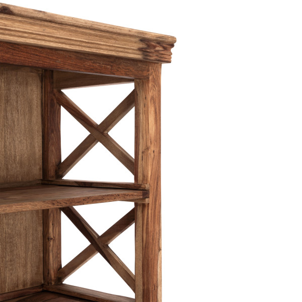 Шкафы для книг ( набор 3 шт.) Бомбей - 0761A палисандр, 116х57х30/145х73х36/175х89х44см, Natural tinted (натуральный тонированный) фото № 19