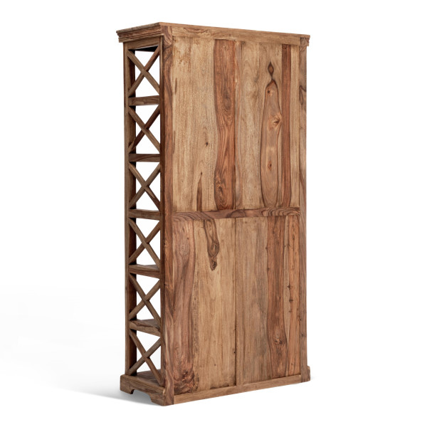 Шкафы для книг ( набор 3 шт.) Бомбей - 0761A палисандр, 116х57х30/145х73х36/175х89х44см, Natural tinted (натуральный тонированный) фото № 5