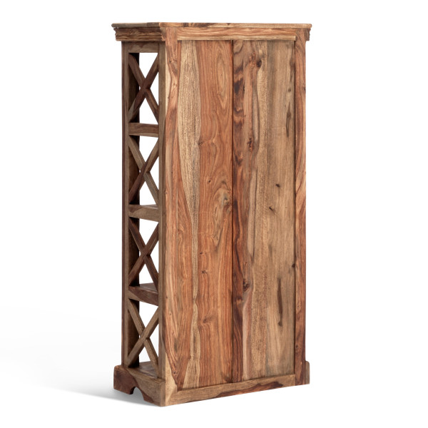 Шкафы для книг ( набор 3 шт.) Бомбей - 0761A палисандр, 116х57х30/145х73х36/175х89х44см, Natural tinted (натуральный тонированный) фото № 15