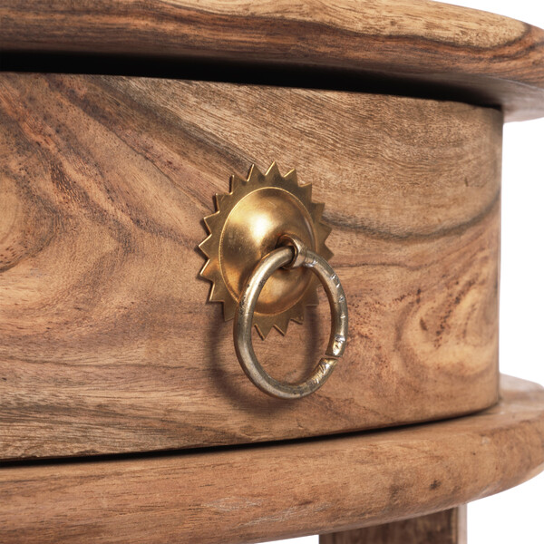 Кофейный стол Бомбей - 1149 палисандр, 45*45*60 см, Natural tinted (натуральный тонированный) фото № 9