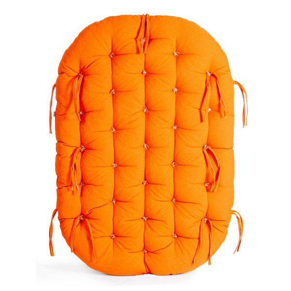 Диван MAMASAN/МАМАСАН 23/02 W /с подушкой/ подушка 182х119 см, 169х102х80 см, Honey (мед), ткань, оранжевый, С 23 фото № 15